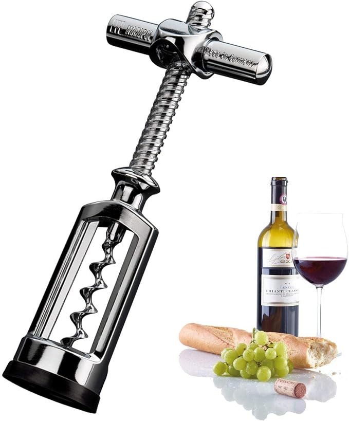 Monopol Corkscrew And Wine Opener With Cork Remover, Silver