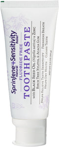 SprinJene Fluoride Free Toothpaste - Patented Natural Toothpaste with Black Seed Oil & Zinc - Made in the USA - Vegan Non Fluoride for Fresh Breath Preservative Free (1 Pack)