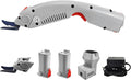 WBT-1 Electric Scissors for Cutting Fabric Cordless Electric Fabric Scissors Cloth Cutter with 2 Blades (2 Batteries)