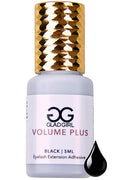GladGirl False Eyelash Extension Glue - Volume Plus 5ml - Fast Dry Time of 1-2 Seconds - Maximum Eyelash Extension Bond - Ultra Black