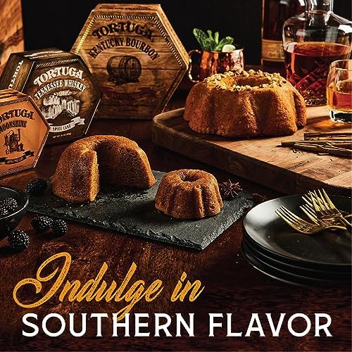 TORTUGA Kentucky Bourbon Butter Cake - 16oz Cake - The Perfect Premium Gourmet Gift for Stocking Stuffers, Gift Baskets, and Christmas Gifts - Great Cakes for Delivery