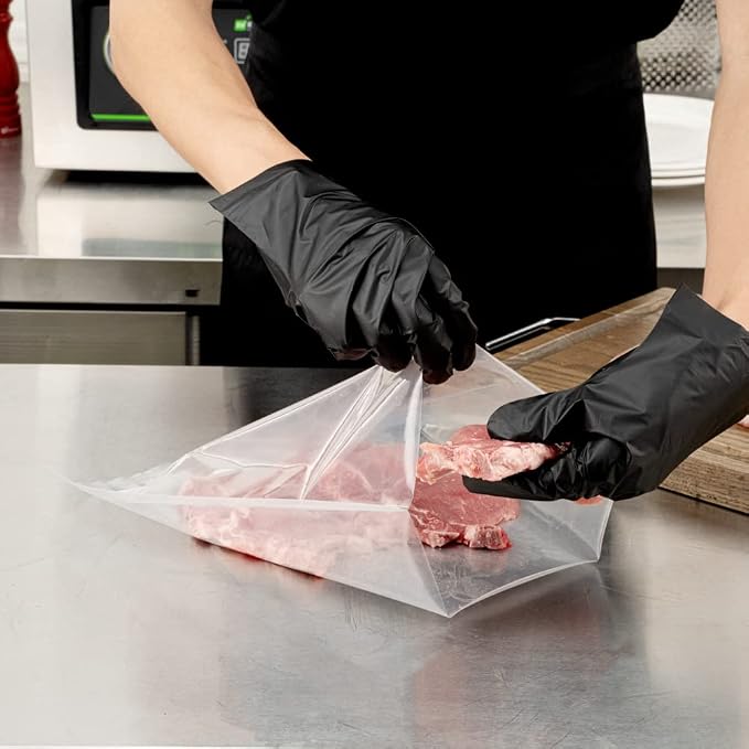 Restaurantware Fresh Hero 12 x 12 Inch Vacuum Sealer Bags 1000 Food Storage Bags - 3 mil Thick Microwavable Clear Plastic Sous Vide Bags Freezable For Storing Food Or Sous Vide Cooking