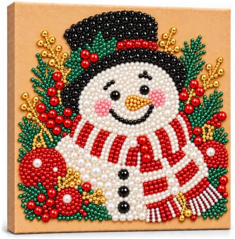 Diamond and Pearl Art Kits for Adults, Christmas Decorations, Framed Decor