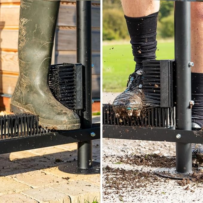 FORZA Boot Scrubber | Heavy-Duty Outdoor Shoe Scraper Brush – Size & Style Options