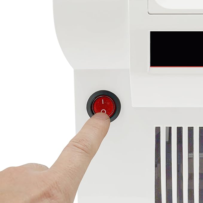 Commercial Hand Dryer White 1200W High Speed Wall Mount Automatic Electric Hand Dryer Commercial Compact Air Hand Dryer with Plug and Adjustable Temperature for Bathrooms Commercial and Household