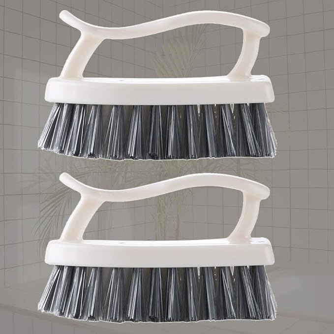 2pcs Plastic Scrub Brush Laundry Cleaning Brush Kitchen Brush Shoes Scrub Brush Scrubber for Home Use Brushes