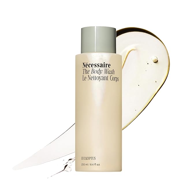 Nécessaire The Body Wash Eucalyptus — Multi-Oil Shower Gel Body Wash for Women + Men. Non-Comedogenic + Hypoallergenic for Sensitive Skin with Niacinamide. 8.4 fl oz.