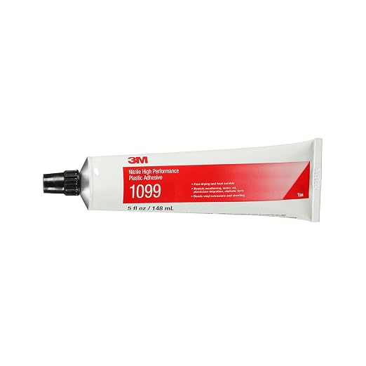 3M Nitrile High Performance Plastic Adhesive 1099, Light Tan, 1 Qt can