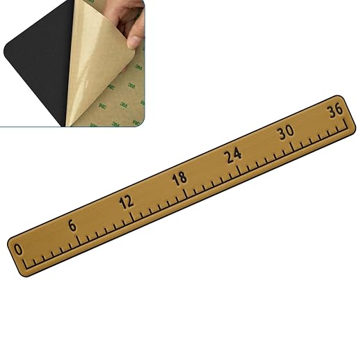 HZshark EVA Foam Fish Measuring Board, Fish Ruler with 3M Self-Adhesive Backing, 36" Fishing Tape Measure for Boats Sailboats Yachts Kayaks