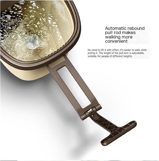 360 Degree Rotatable Stainless Steel Flat Mop and Bucket Set with Microfiber Pads, Self-Squeeze Floor Cleaning System