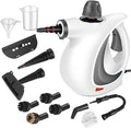 Handheld Pressurized Steam Cleaner with 12 pcs Accessories, Steamer for Cleaning, Steam Cleaner for Home Use, Steamer for Cleaning Car, Furniture, Floor, Upholstery, Grout and Tile, Deep Gray