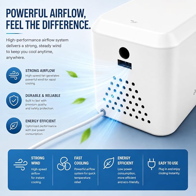 Hand Dryer, 10-12 Seconds Ultra-Fast Dry Hands, 100-130V Voltage, Compact Size & Powerful Wind Force, IPX1 Waterproof & 60s Overheat Protection