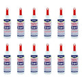 BEACON 3-in-1 Advanced Craft Glue - Fast-Drying, Crystal Clear Adhesive for Wood, Ceramics, Fabrics, and More, 4-Ounce, 12-Pack