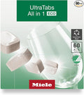 Miele UltraTabs All In 1 ECO Dishwasher Detergent Tablets, 60-Count, Designed For All Dishwasher Types