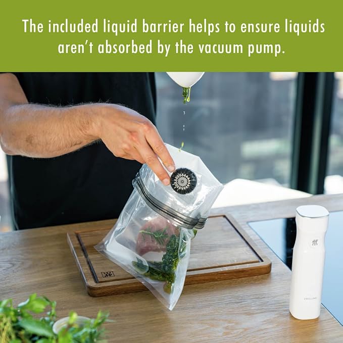 MATERIALS: BPA- free, vacuum bag: plastic (bag, zipper), silicone valve