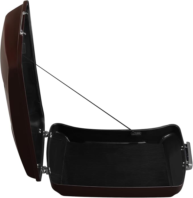 5.5" Razor Motorcycle Trunk W/Latch Key Fit For Harley 2014-2025 Touring CVO Road King Street Glide Electra Glide Ultra Limited Pack Midnight Crimson