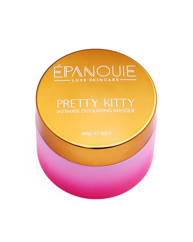 Epanouie Skin | Pretty Kitty Intimate Care | Botanical Feminine Hygiene | Exfoliating Masque for the Bikini | Hydrating + Plumping | Ingrown & Dark Spot Treatment | For Soft, Radiant Skin