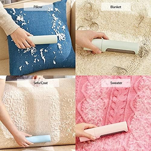 Rotate Clothing Depilator Reusable Lint Rollers Quick Removal Fuzz Dust Electrostatic Remover Brush Pet Hair