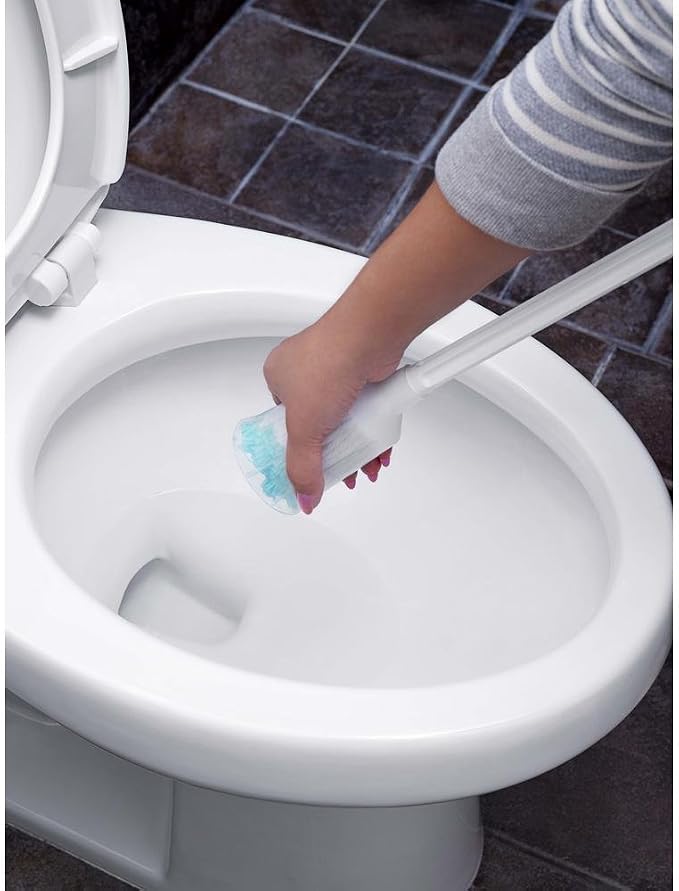 Fuller Brush Toilet Bowl Swab with Extra Strength Bowl Cleaner – Scratch-Free Toilet Bowl Cleaning, Long Handle, Deep Cleaning Under Rim