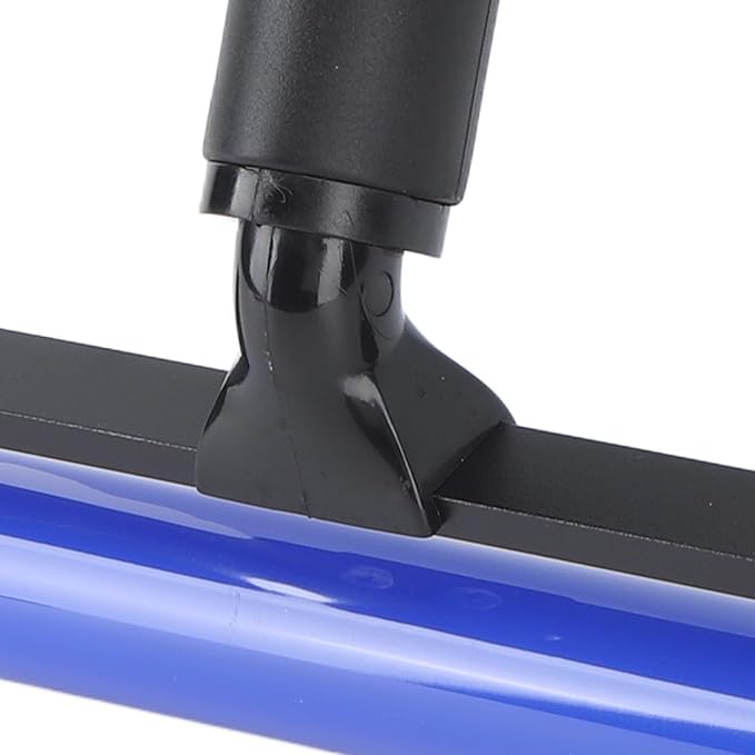 GOWENIC Static Dust Removal Roller, Sticky Blue Silicone Soft Cleaner Roller with Black Handle for Lint Pet Hair Lint Reusable Carpet Fabric (45.7cm / 18in)
