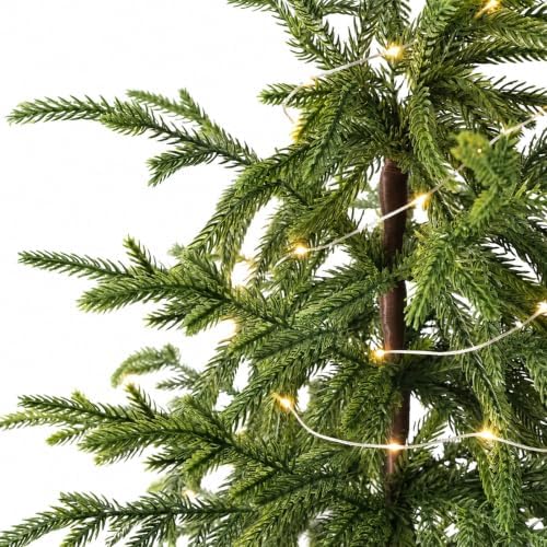 Christmas Decorations - 2 Pack Pre-Lit 3FT Artificial Norfolk