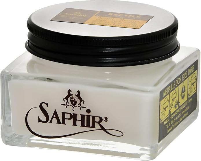 SAPHIR Medaille d'Or Reptile Cream – Special Care for Exotic Leathers, Tailored Nourishment and Protection for Unique Textures