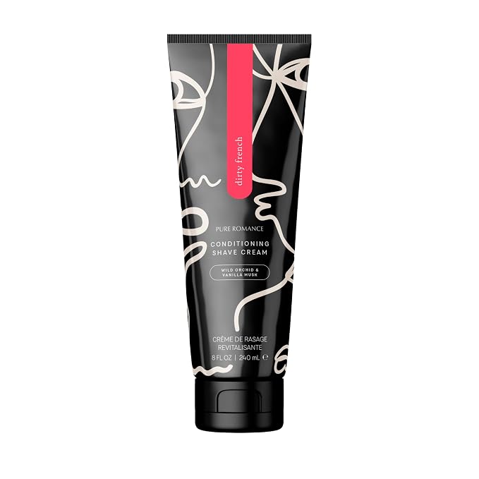 Pure Romance Coochy Cream, Conditioning Scented Shave Cream, Shaving Cream for Women to Experience their Smoothest Bikini Area, Legs, and Underarms, Dirty French