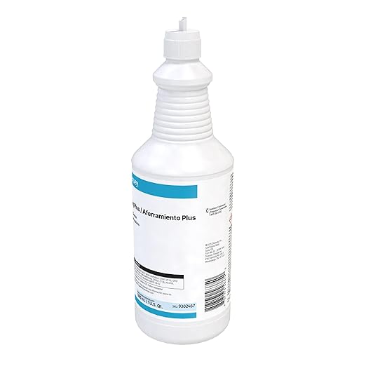 CREW Diversey 9302467 Clinging Plus Toilet Bowl Cleaner, Commercial Restroom Cleaner, Liquid, Hydrochloric Acid Formula, Citrus Scent, 32-Ounce