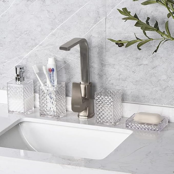 VIDI Bathroom Wash Set Hand Sanitizer Bottle Kit Toothbrush Cup Holder Toiletries