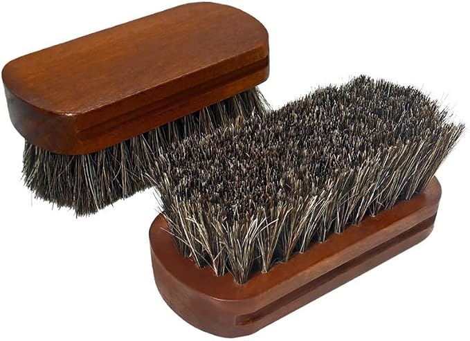 Small Horse Hair Brush M02 Brush Shoe Brush Cleaning Brush Shoe Polish Multi-Purpose Waxing and Polishing BrushG