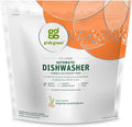 Grab Green Dishwasher Pods, 132 Count, Tangerine Lemongrass | Plant & mineral based; Enzyme-powered; Velcro Closure; No Harsh Chemicals; Removes Grease and Stuck on Food