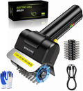 Electric BBQ Grill Brush, Rechargeable Grill Cleaning Brush with High-Speed Motor, Replacement Brush, Heavy Duty Stainless Steel Bristles, Automatic Barbecue Grate Cleaner Tool,Perfect BBQ Accessories