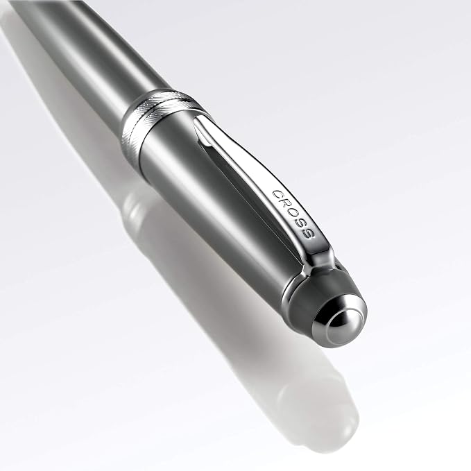 Cross Bailey Light Refillable Ballpoint Pen Presented in a Everyday Gift Box - Medium Point, Black Ink, Polished Coral