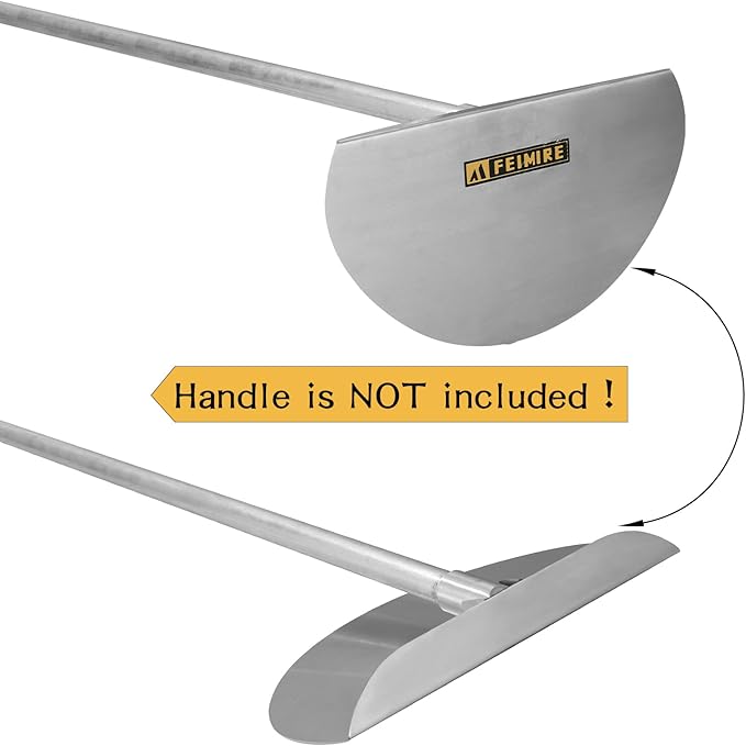 Stainless Steel Culvert Cleaning Hand Tool, For cleaning a 10" diameter culvert pipe, this size designed for culvert pipes with 10" I.D (handle is NOT included) Tool is 8 1/2" wide