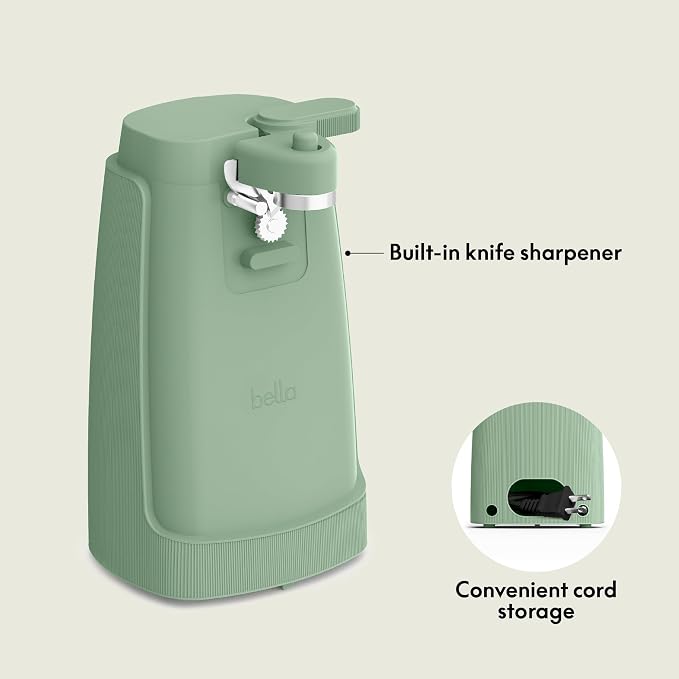 Electric Can Opener, Automatic One-Touch, Seaglass