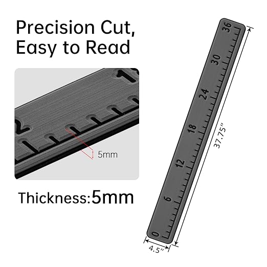 HZshark EVA Foam Fish Measuring Board, Fish Ruler with 3M Self-Adhesive Backing, 36" Fishing Tape Measure for Boats Sailboats Yachts Kayaks
