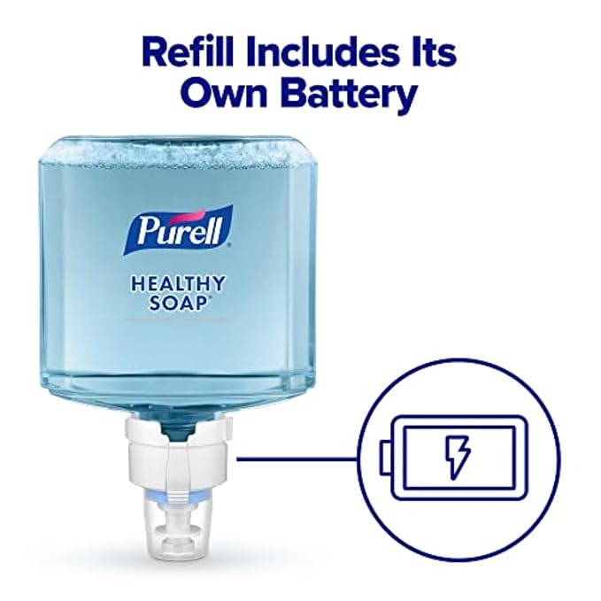 Purell ES8 Healthy Soap Foam Refill, Fragrance Free, 2ct x 1200 mL-7772-02