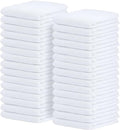 Avalon Towels Terry Bar Mop Towels (Value Pack of 30) Size 16"x19" – Absorbent and Durable, Multipurpose Cleaning Rags, Cotton Cleaning Towels, Terry Cloth Rags, Reusable Shop Rags (White)