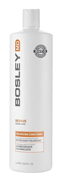 BosRevive Volumizing Conditioner for Thinning, Color/Chemically-Treated Hair – DHT Blocker, Sulfate-Free, Vegan, Biotin, Saw Palmetto & Rosemary – Thicker, Fuller Hair – 33.8 Fl Oz.