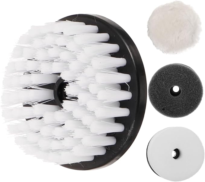 minkissy 8pcs Shoe Cleaning Kit Polishing and Dust Brushes Sponge Attachments for Care for Shoe Maintenance and Brightening