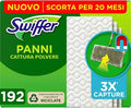Swiffer Dust Trapper Cloths, 240 Microfibre Dry Cloths, Dust and Dirt Catch Cloths, Great for All Types of Floors and Animal Hair, Maxi Size, Cloths with 79% Recycled Fibres