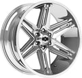 Vision 363 Razor 22x12 6x5.5" -51mm Chrome Wheel Rim 22" Inch