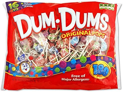 Dum Dum Pops 180 ct bag - assorted flavors
