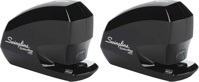 Swingline Electric Stapler, Speed Pro 45, 45 Sheet Capacity, Black (S7042155) | (Pack of 2)
