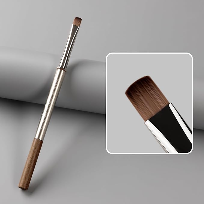 YOKEFELLOW EliteAlly Nail Art Brushes,Round Nail Brush for Builder Gel & Polygel,Brush for Gel Nail Polish,Wide Round Brush Professional Nail Tool(EA02 WIDE ROUND)