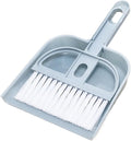 Broom and Scoop Set Dustpan Dust Brooms Sets Combination Cleaning Pet Hair Home Products Garbage Collector(Blue)