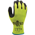 SHOWA S-TEX 300 Natural Rubber Latex Palm Coated A4 Cut Resistant Safety Glove with Stainless Steel/Poly Liner, 10-Gauge, for Vending Machines, Large (12 Pair)