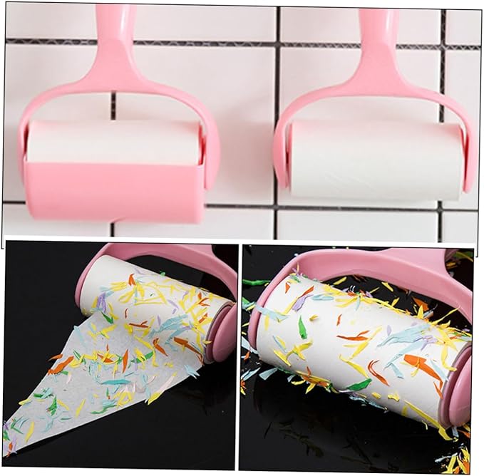 16pcs Refillable Lint Roller Set Multi-Function Sticky Roller for PET and Lint on Clothes Couch and Carpet Convenient Household Cleaning Tool