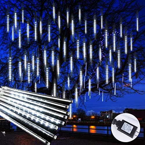 Brightown Christmas Lights Outdoor, 16 Inch 10 Tube 360 LED Icicle Lights