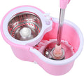 Cute Pink Mop and Bucket Set with 3 Extra Refills (Pink) | Pink, Spin Mop Floor Cleaning System